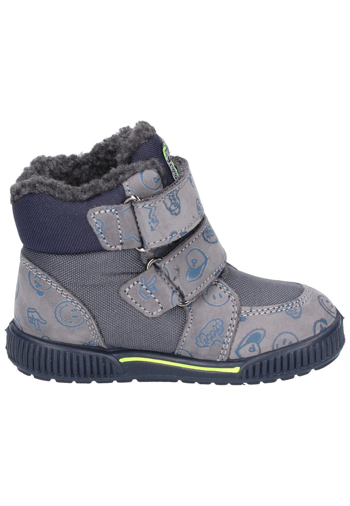 Primigi Stiefel Leder/Textil Grau - surf4shoes