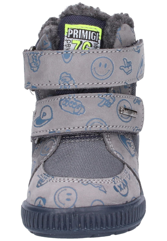Primigi Stiefel Leder/Textil Grau - surf4shoes