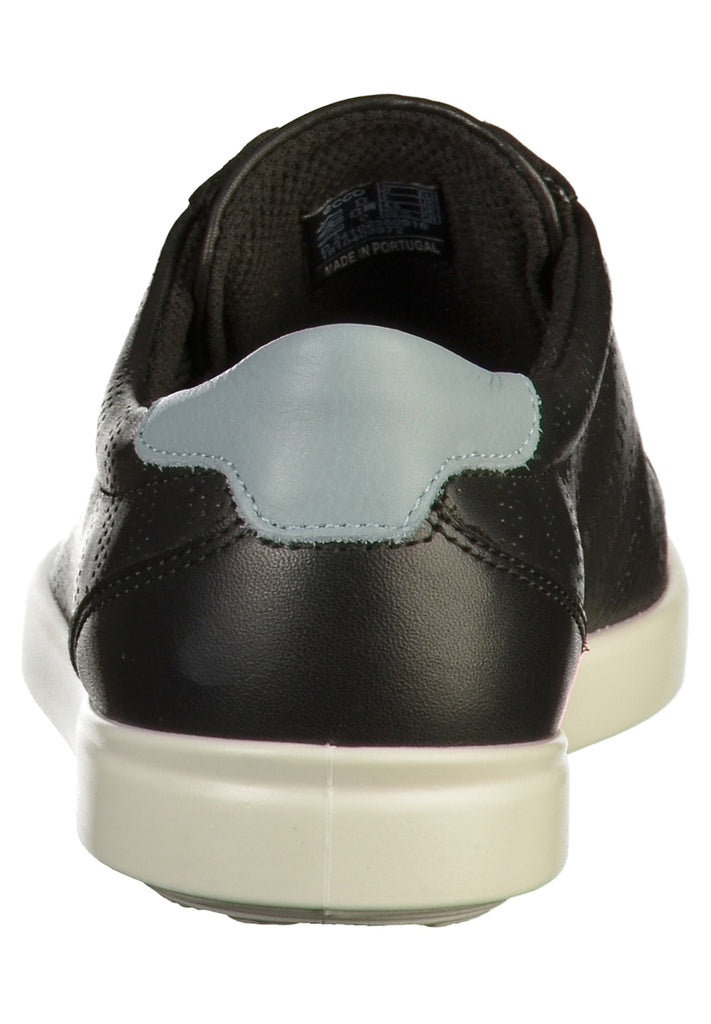 ecco Sneaker Leder Schwarz - surf4shoes