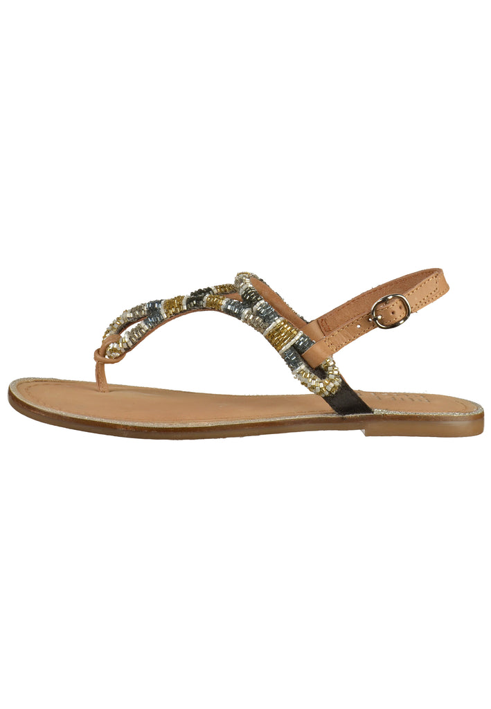 Bullboxer Sandalen Leder/Textil Natural - surf4shoes
