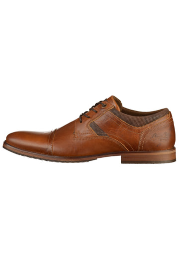 Bullboxer Businessschuhe Glattleder Cognac - surf4shoes
