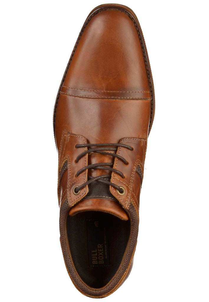 Bullboxer Businessschuhe Glattleder Cognac - surf4shoes