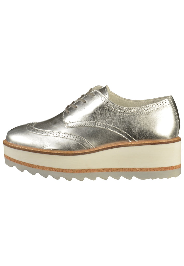 Bullboxer Halbschuhe Leder Silber - surf4shoes