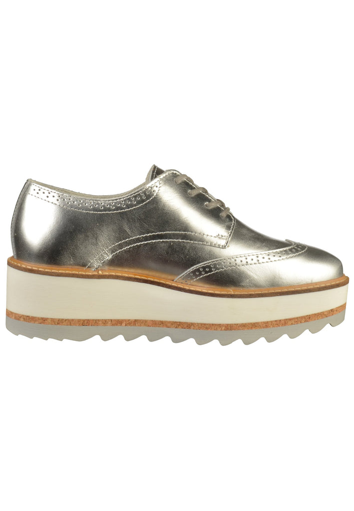 Bullboxer Halbschuhe Leder Silber - surf4shoes