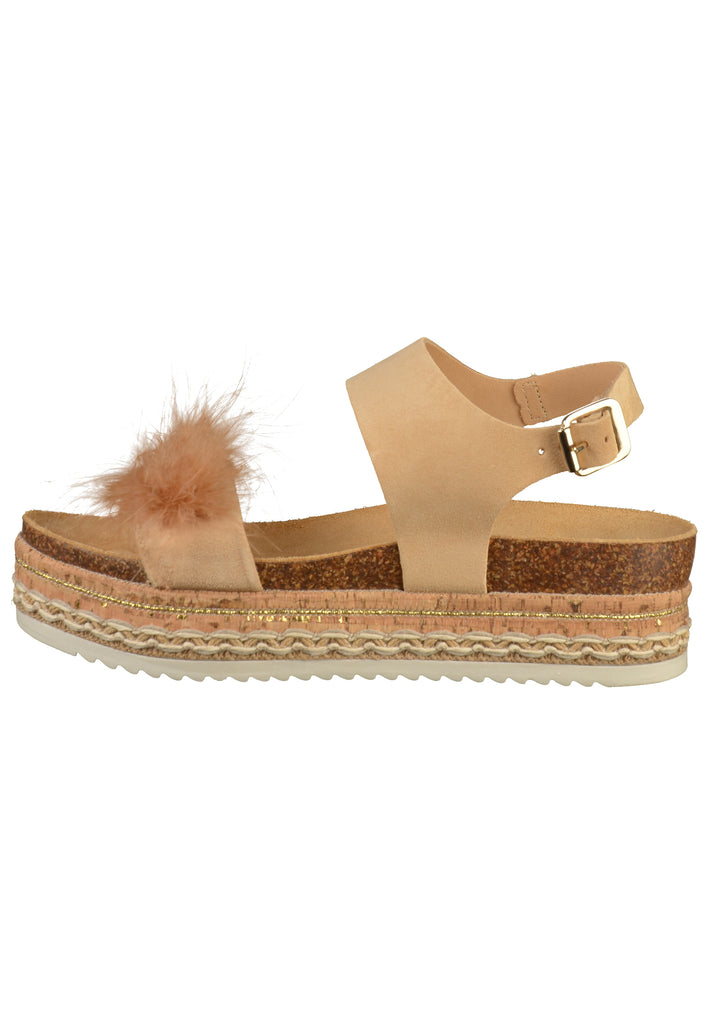 Bullboxer Sandalen Veloursleder Sand - surf4shoes