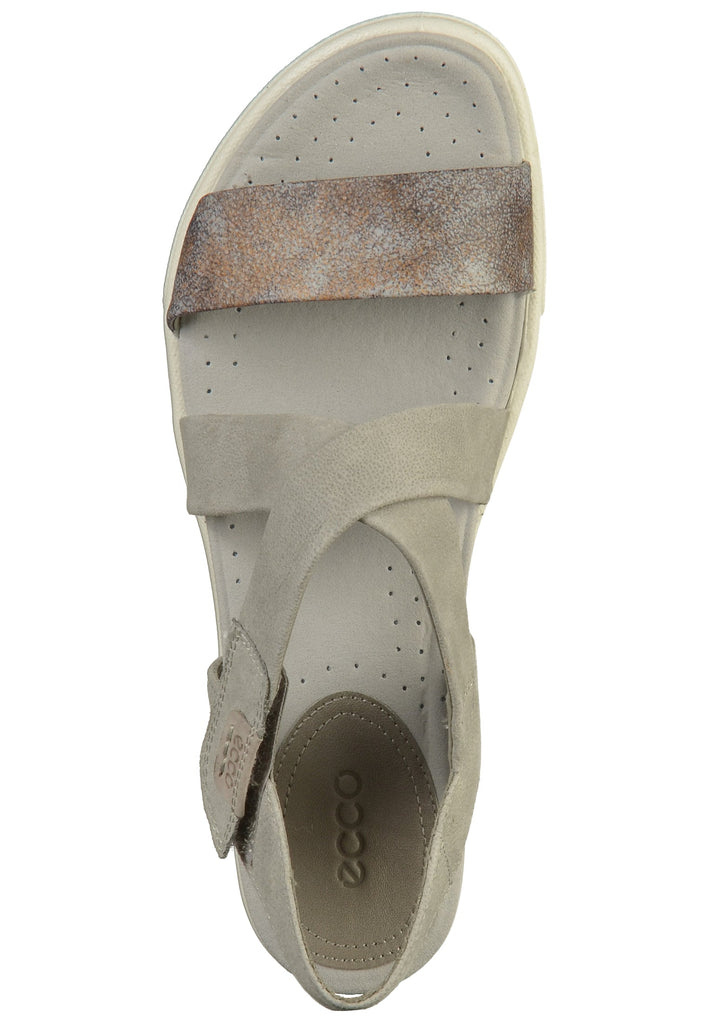 ecco Sandalen Leder Grau - surf4shoes