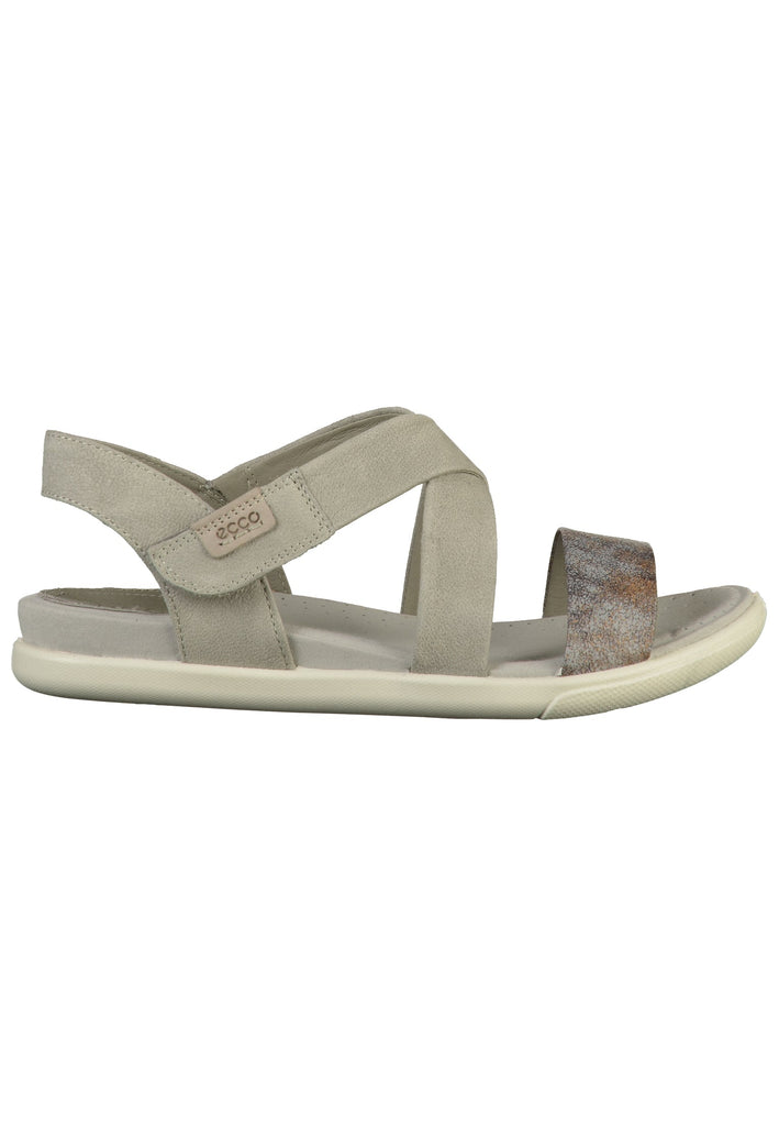 ecco Sandalen Leder Grau - surf4shoes