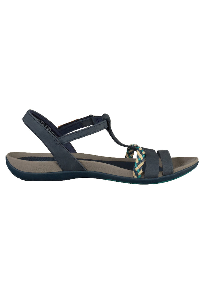 Clarks Sandalen Nubukleder Navy - surf4shoes