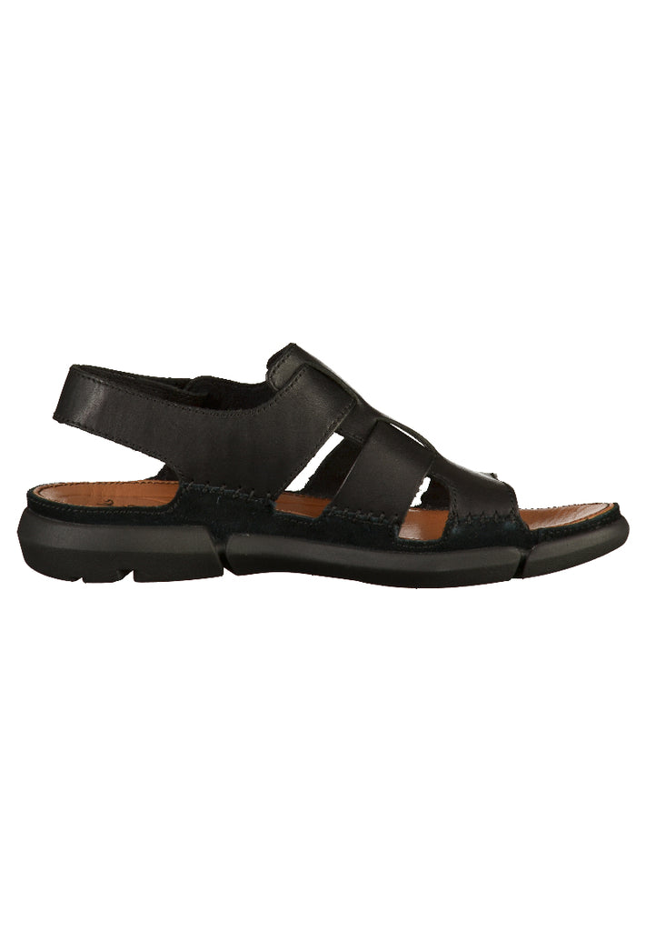 Clarks Sandalen Leder Schwarz - surf4shoes