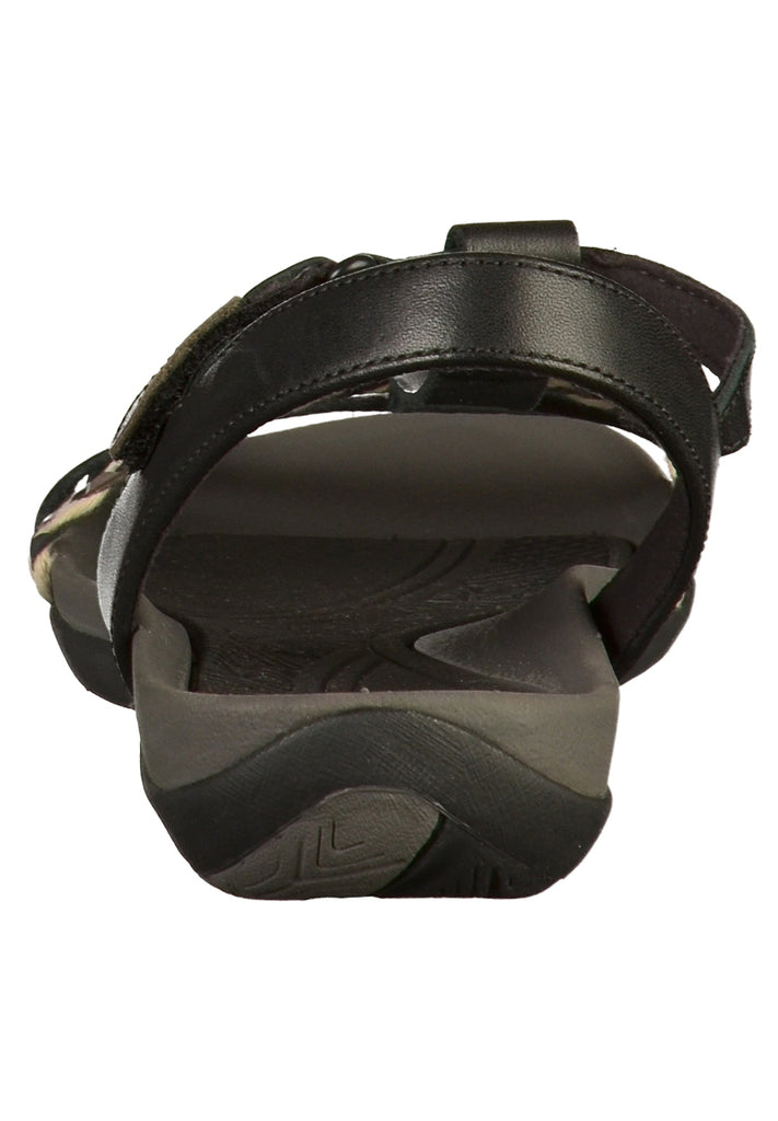 Clarks Sandalen Nubukleder Schwarz - surf4shoes