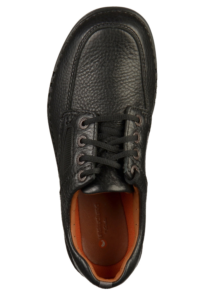 Clarks Halbschuhe Leder Schwarz - surf4shoes
