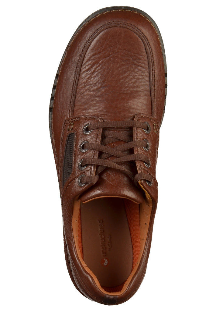 Clarks Halbschuhe Leder Braun - surf4shoes