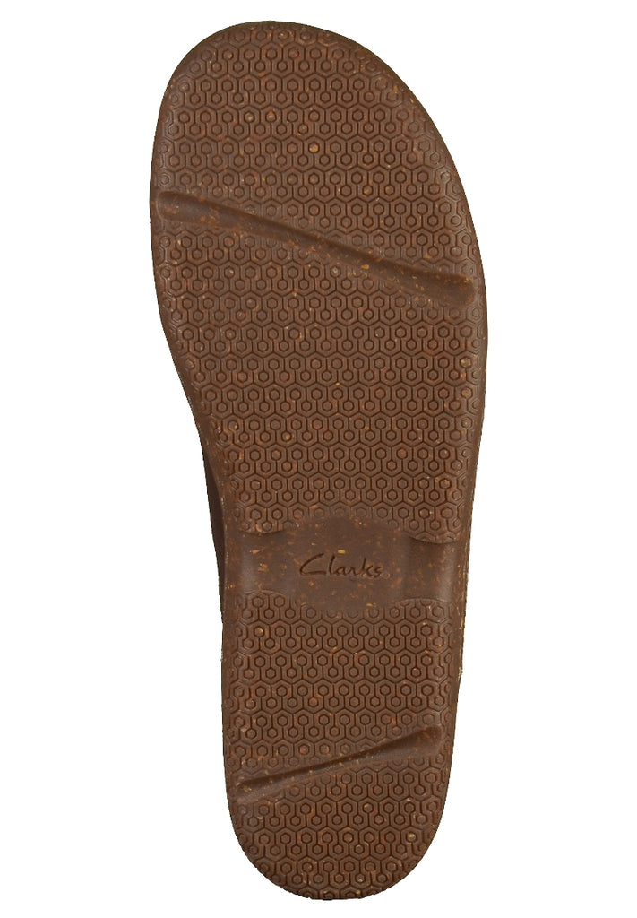 Clarks Halbschuhe Leder Dunkelbraun - surf4shoes