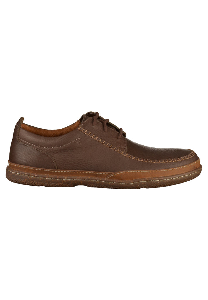 Clarks Halbschuhe Leder Dunkelbraun - surf4shoes