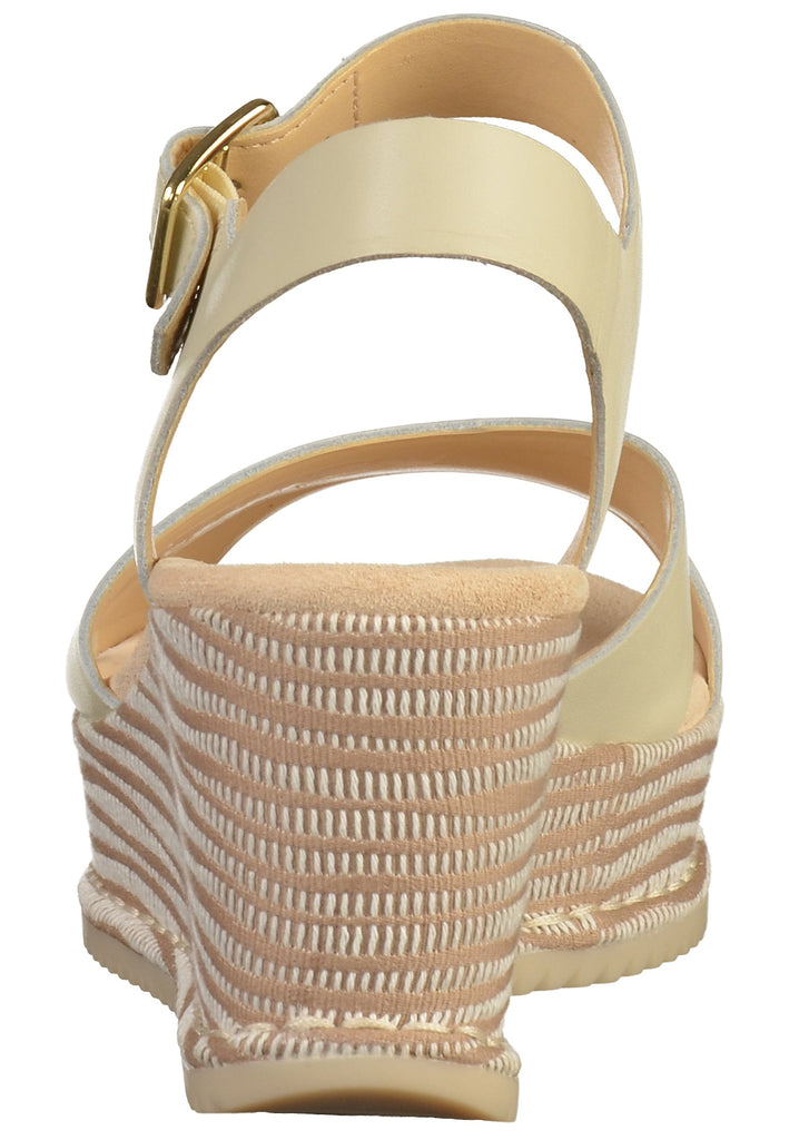 Clarks Sandalen Glattleder Weiß - surf4shoes