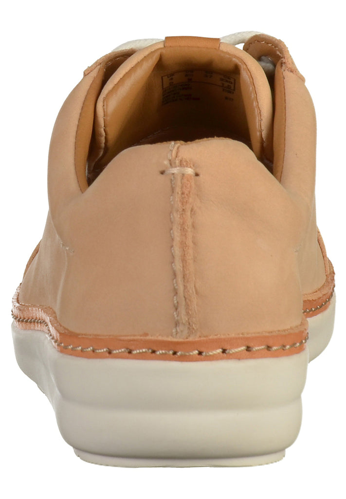 Clarks Halbschuhe Leder Nude - surf4shoes