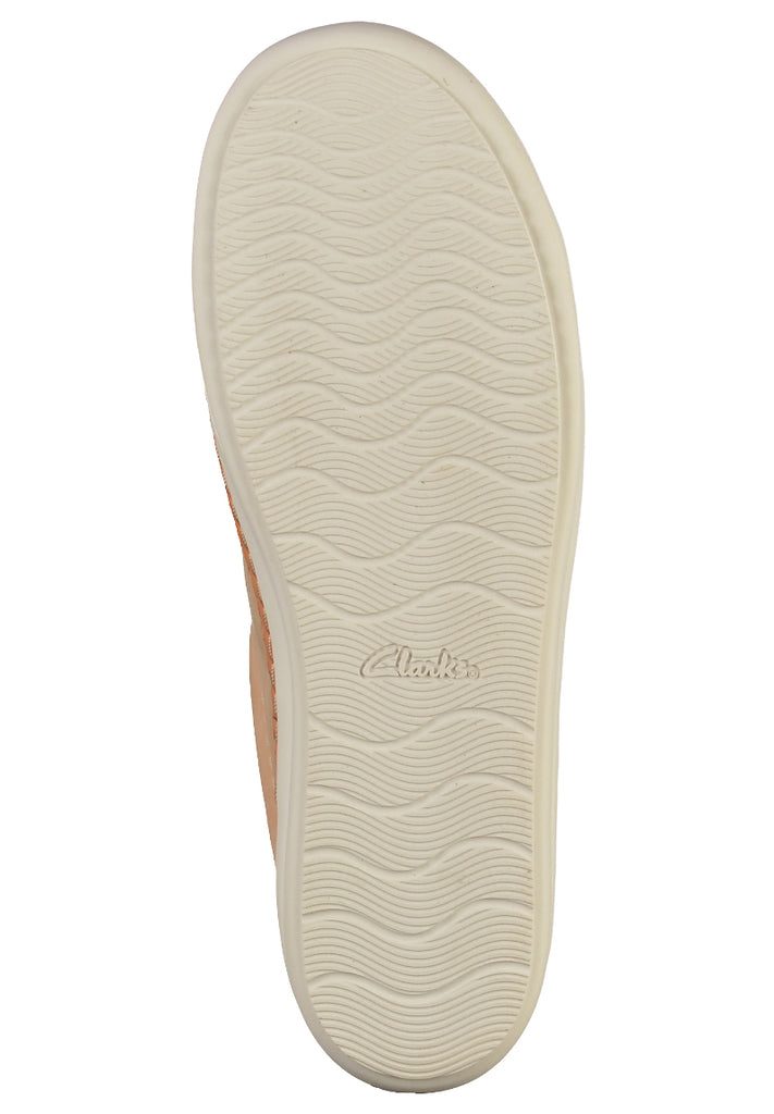 Clarks Halbschuhe Leder Nude - surf4shoes
