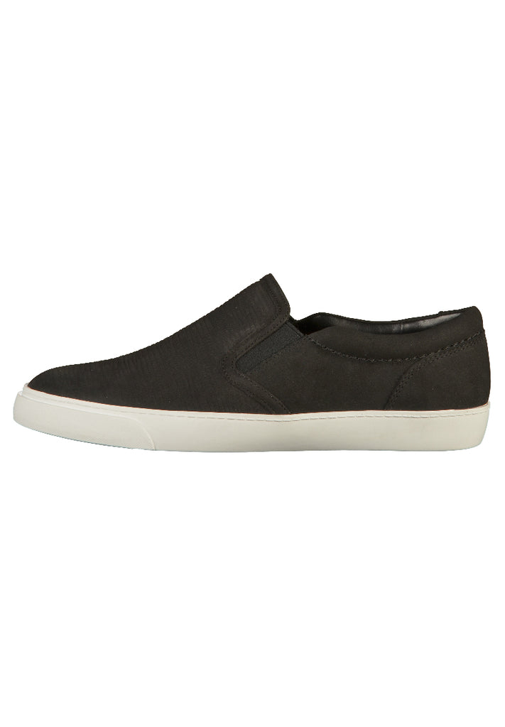 Clarks Slipper Nubukleder Schwarz - surf4shoes