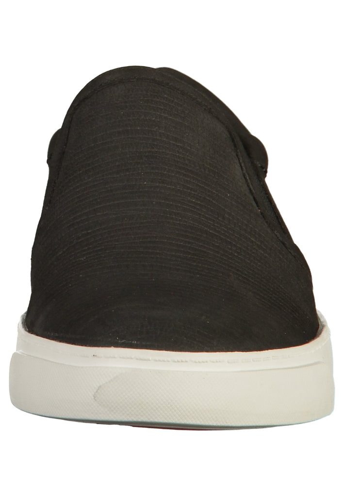 Clarks Slipper Nubukleder Schwarz - surf4shoes