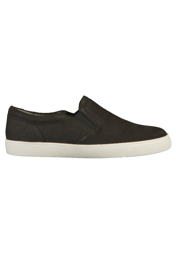 Clarks Slipper Nubukleder Schwarz - surf4shoes