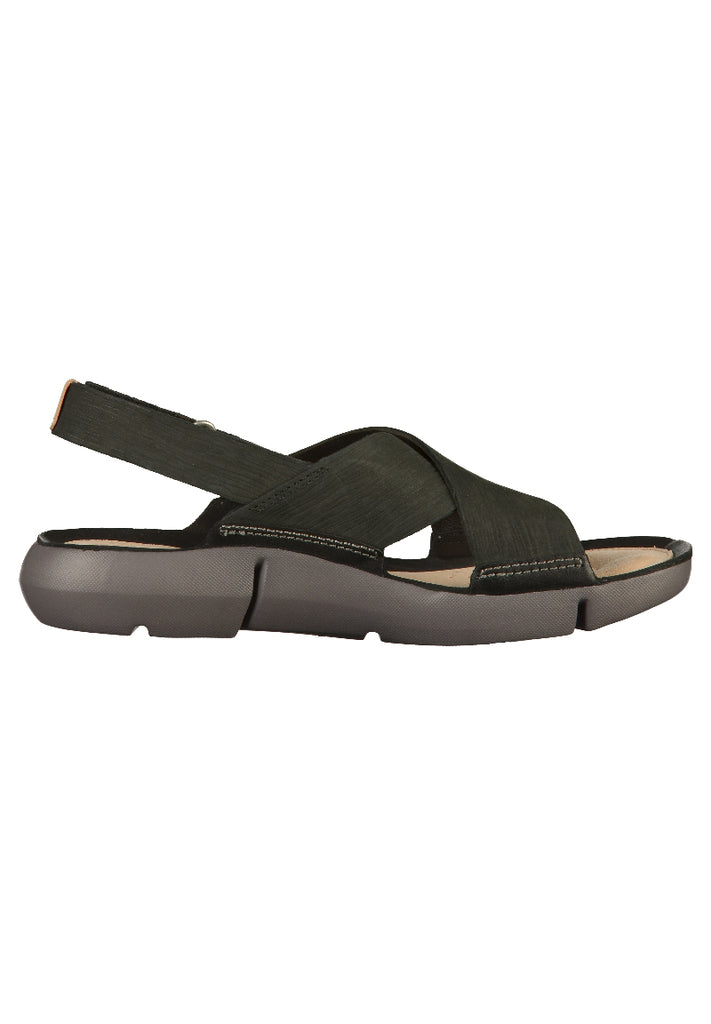 Clarks Sandalen Leder Schwarz - surf4shoes