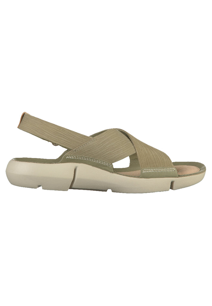 Clarks Sandalen Leder Hellgrün - surf4shoes