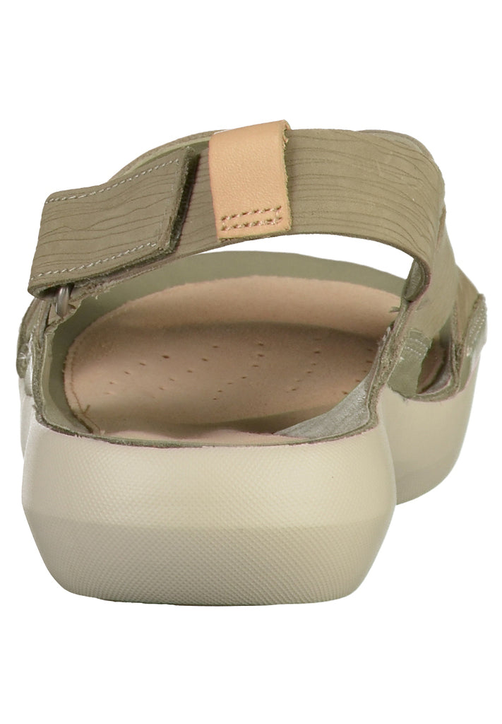 Clarks Sandalen Leder Hellgrün - surf4shoes