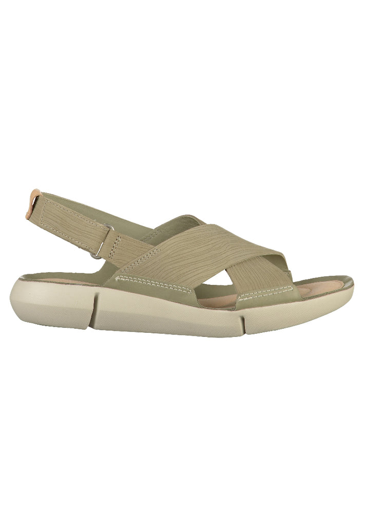 Clarks Sandalen Leder Hellgrün - surf4shoes