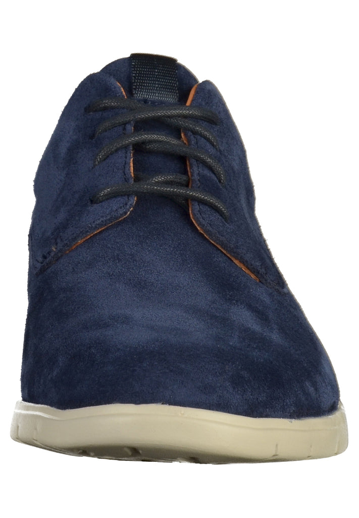 Clarks Halbschuhe Leder Navy - surf4shoes