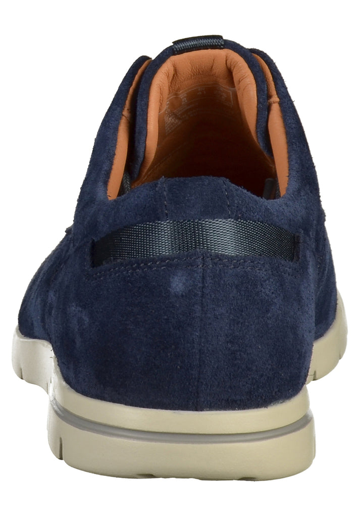 Clarks Halbschuhe Leder Navy - surf4shoes