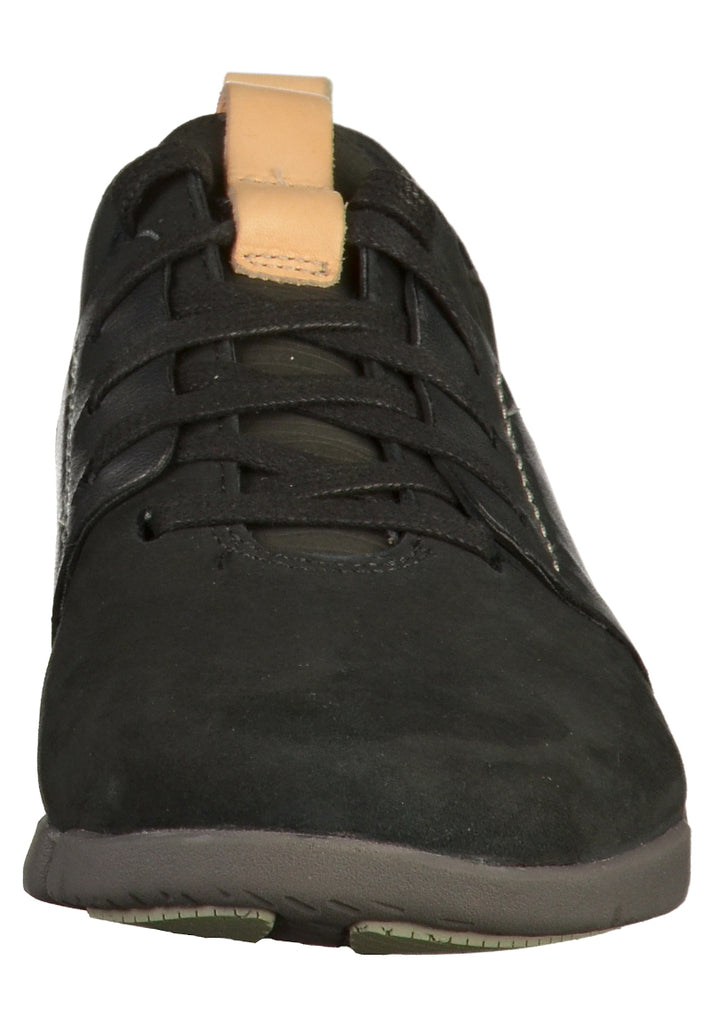 Clarks Halbschuhe Nubukleder Schwarz - surf4shoes