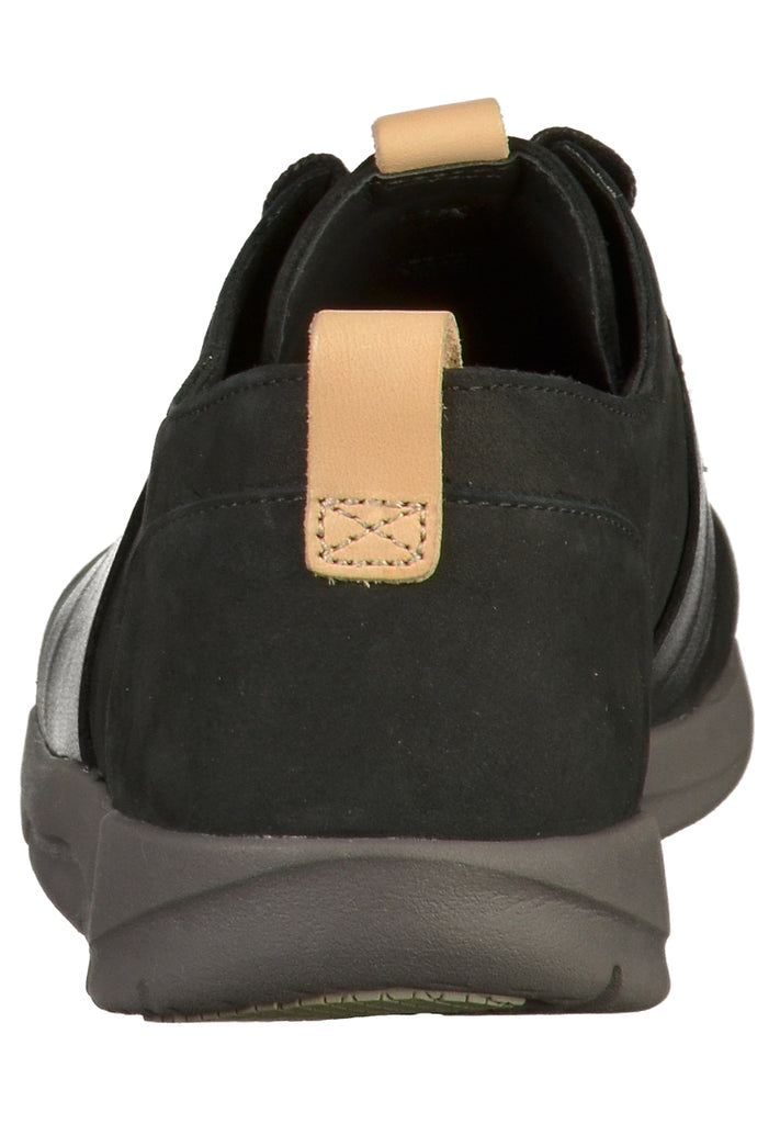 Clarks Halbschuhe Nubukleder Schwarz - surf4shoes