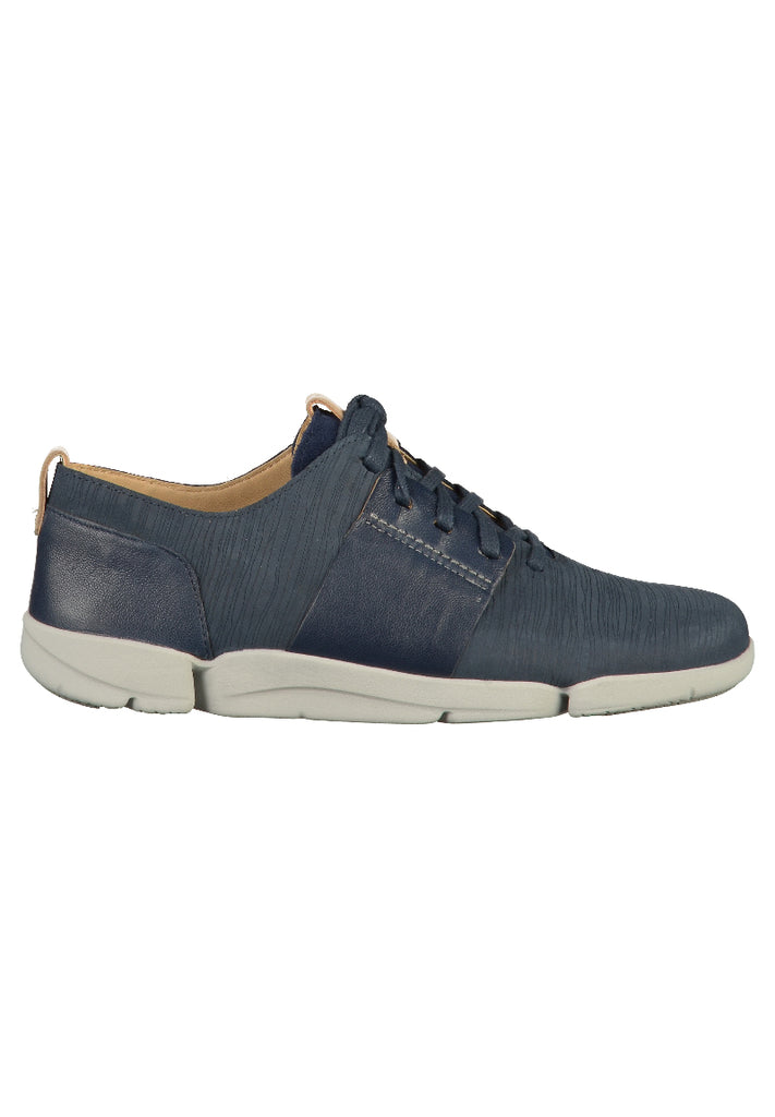 Clarks Halbschuhe Nubukleder Navy - surf4shoes