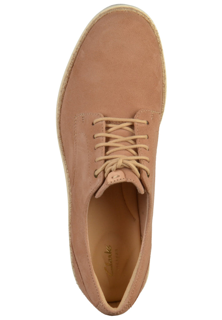 Clarks Halbschuhe Nubukleder Beige - surf4shoes