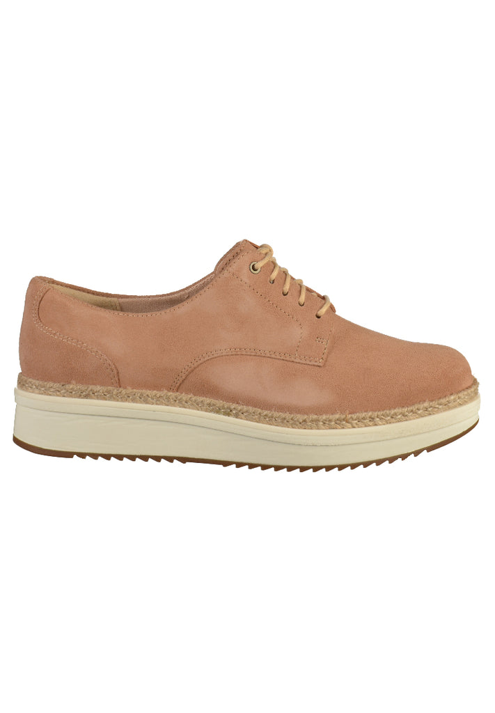 Clarks Halbschuhe Nubukleder Beige - surf4shoes