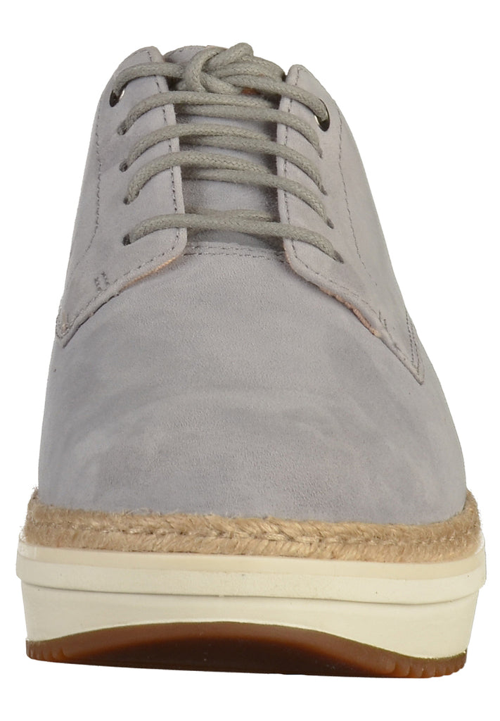 Clarks Halbschuhe Nubukleder Hellgrau - surf4shoes