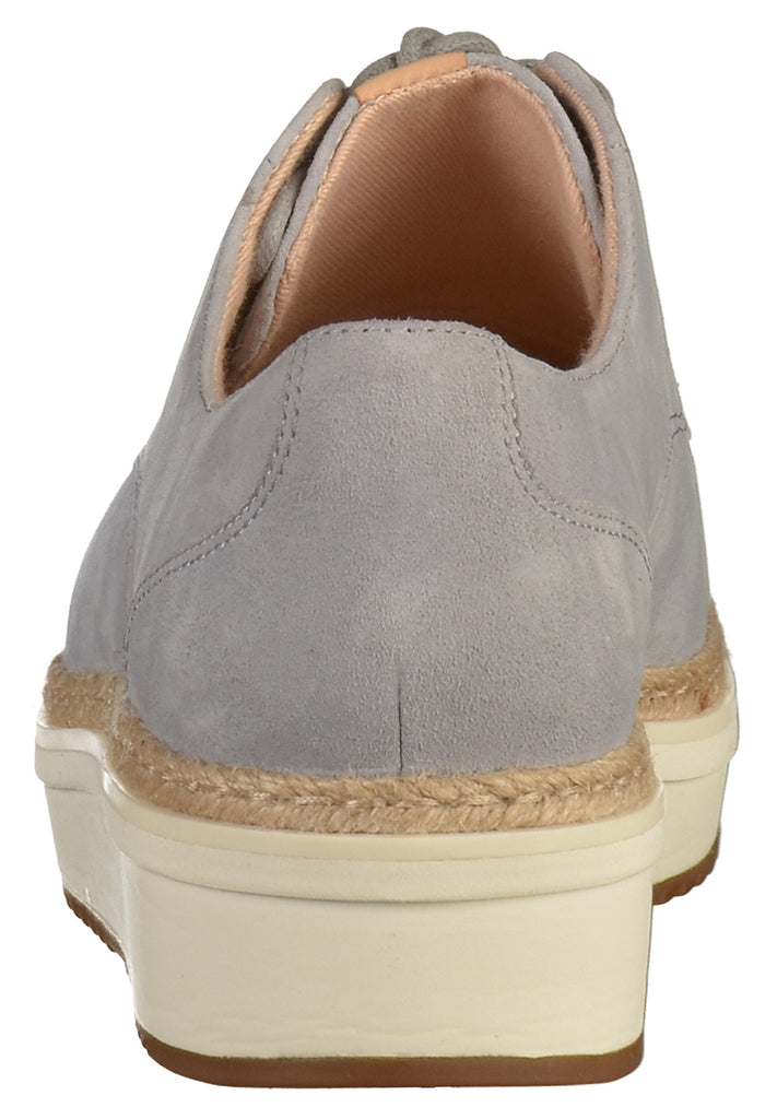Clarks Halbschuhe Nubukleder Hellgrau - surf4shoes