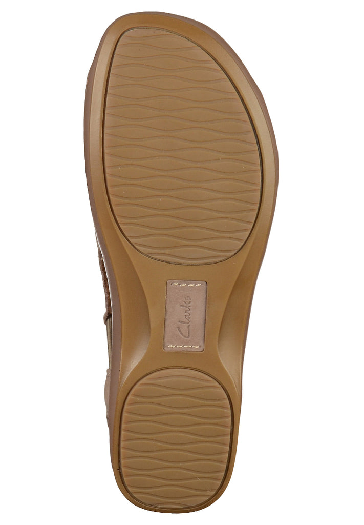 Clarks Sandalen Nubukleder Grau - surf4shoes