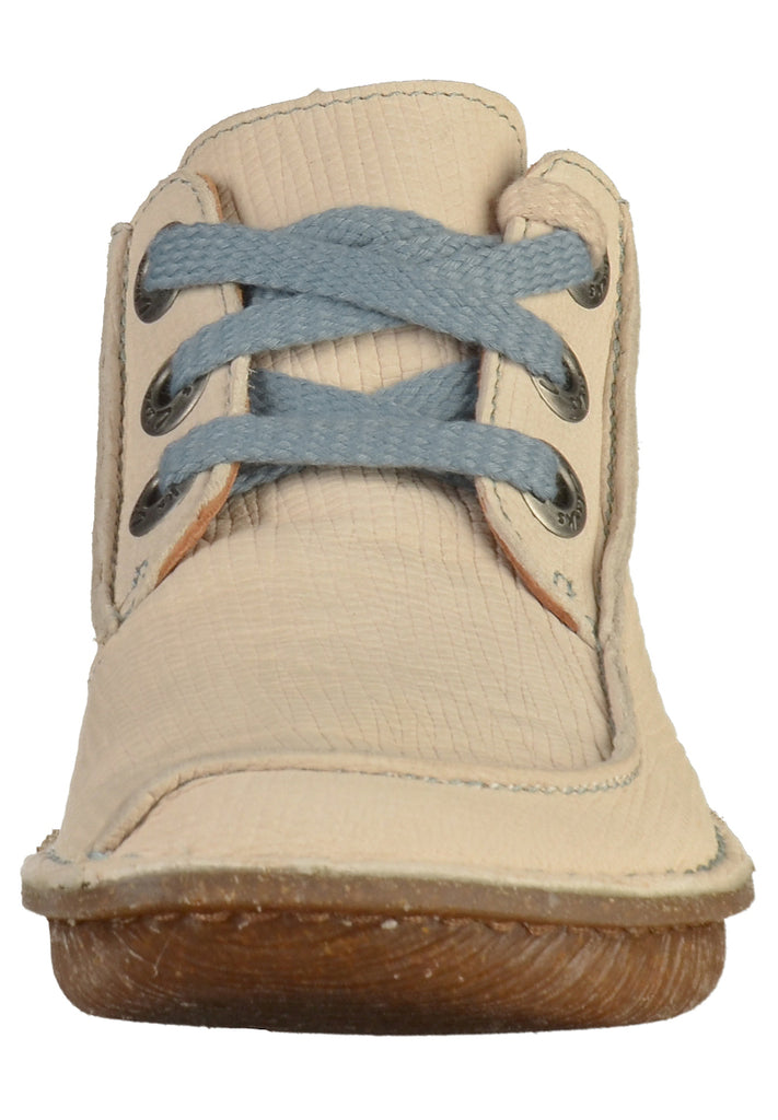 Clarks Halbschuhe Leder Weiß - surf4shoes