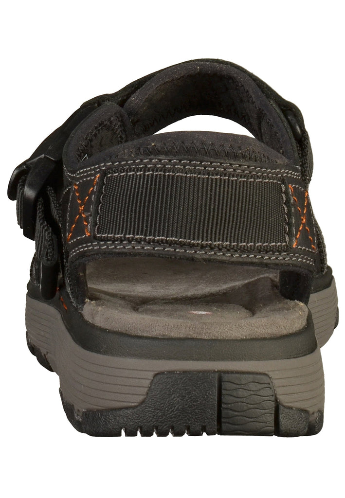 Clarks Sandalen Leder Schwarz - surf4shoes