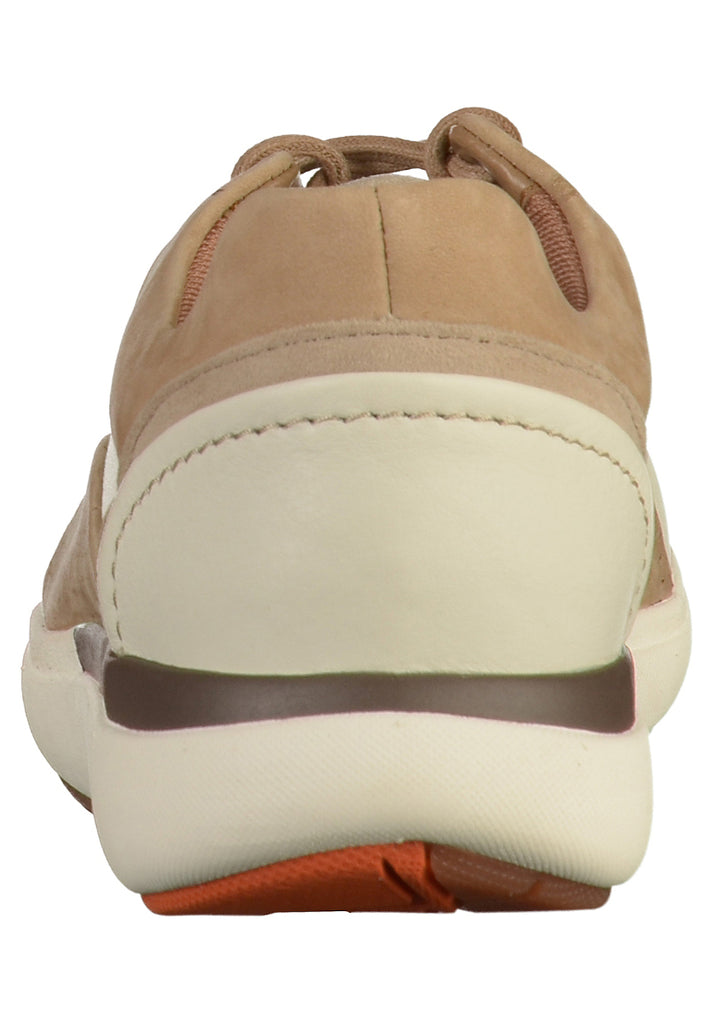 Clarks Halbschuhe Leder Weiß - surf4shoes