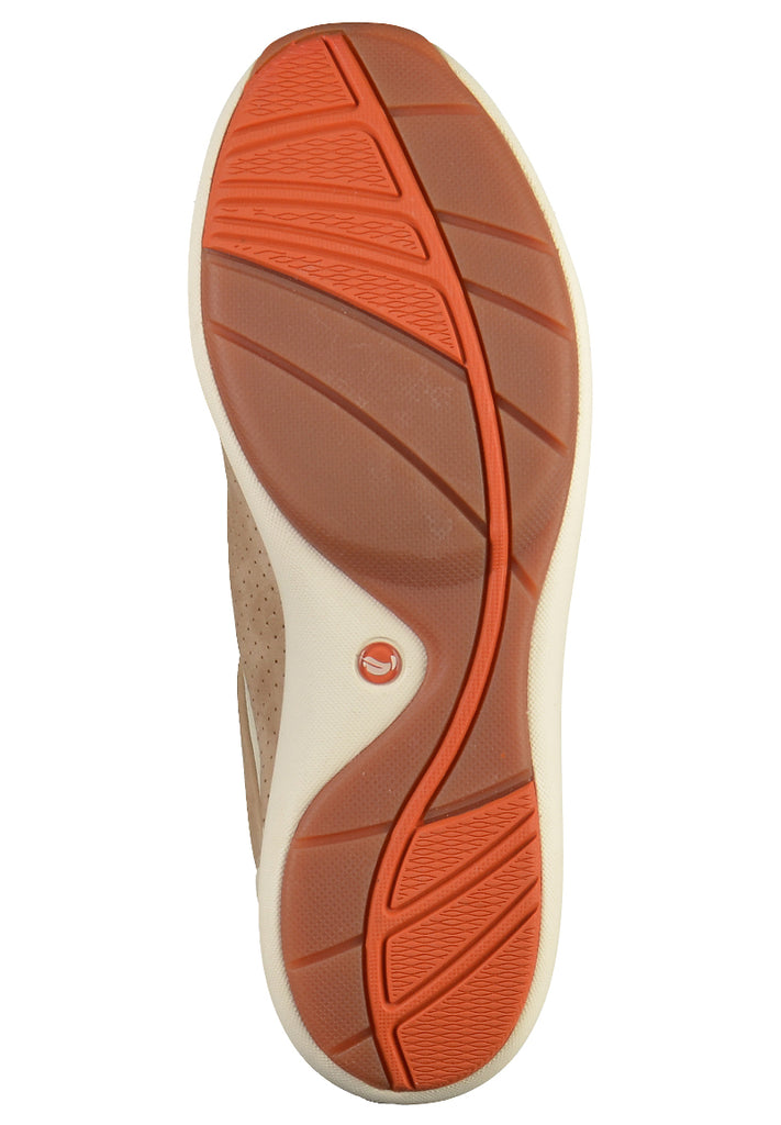 Clarks Halbschuhe Leder Weiß - surf4shoes