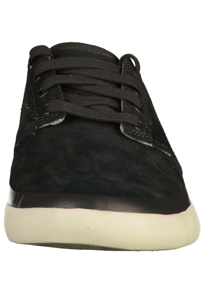 Clarks Halbschuhe Nubukleder Schwarz - surf4shoes