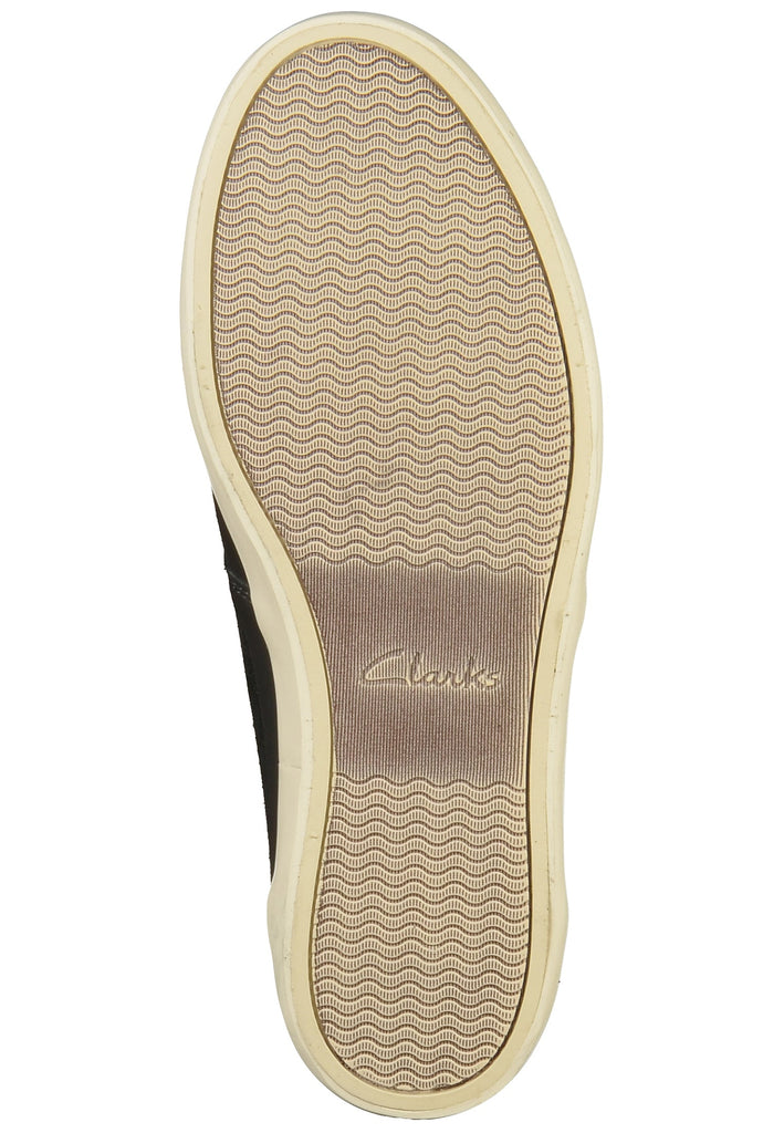 Clarks Halbschuhe Nubukleder Schwarz - surf4shoes