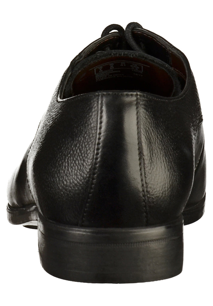 Clarks Businessschuhe Glattleder Schwarz - surf4shoes
