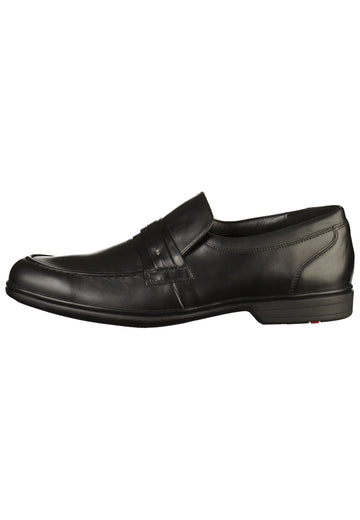 Lloyd Slipper Glattleder Schwarz - surf4shoes