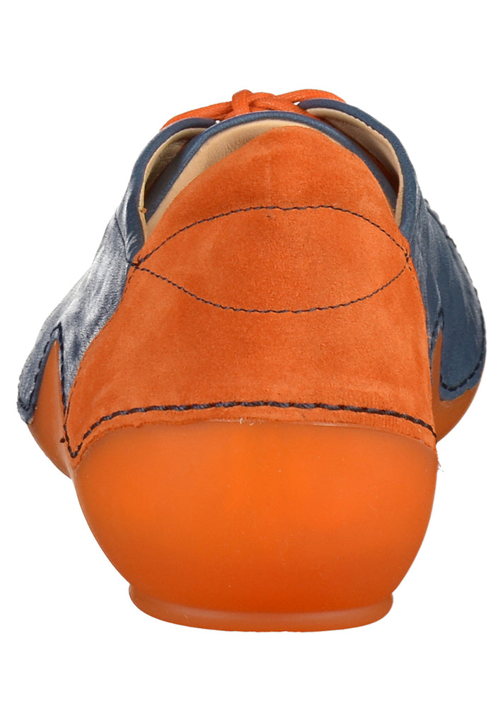 Think! Halbschuhe Leder Blau/Orange - surf4shoes