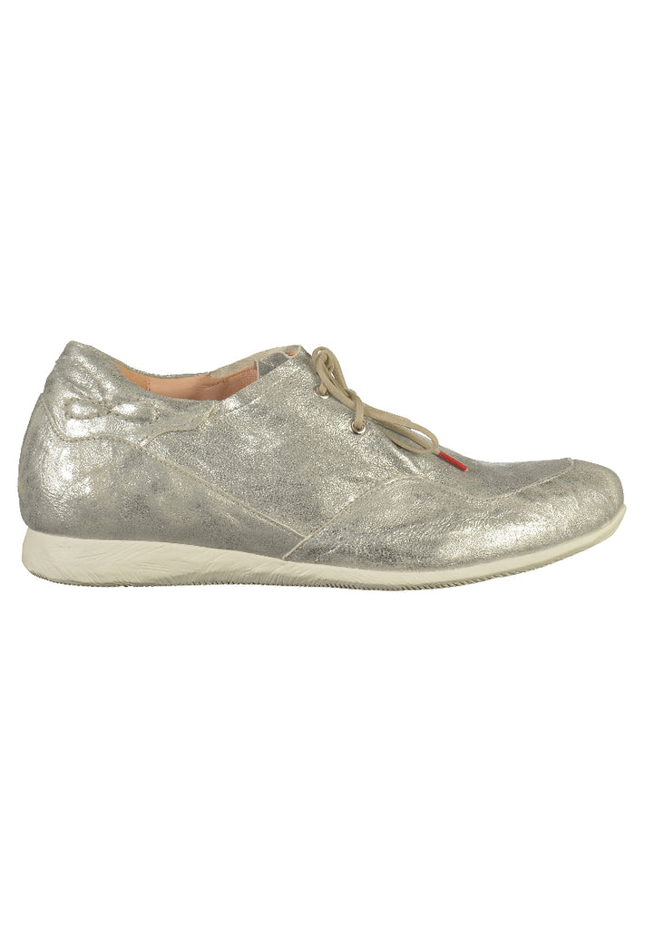 Think! Halbschuhe Leder Silber - surf4shoes