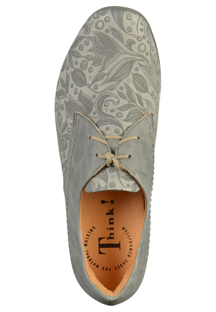 Think! Halbschuhe Leder Grau - surf4shoes