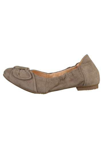 Think! Ballerinas Nubukleder Grau - surf4shoes